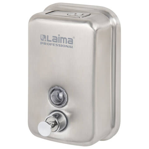 Дозатор для жидкого мыла LAIMA PROFESSIONAL INOX 0,5 л нержавеющая сталь матовый Дозатор для жидкого мыла LAIMA PROFESSIONAL INOX 0,5 л нержавеющая сталь матовый