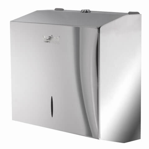 Диспенсер для полотенец LAIMA PROFESSIONAL INOX (H3) V-сложения нержавеющая сталь зеркальный Диспенсер для полотенец LAIMA PROFESSIONAL INOX (H3) V-сложения нержавеющая сталь зеркальный