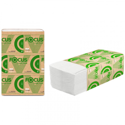 Полотенца бумажные листовые FOCUS ECONOMIC CHOICE V-FOLD TOWEL 1 слойные 23*20,5 см (V) 250 л (H3) Полотенца бумажные листовые FOCUS ECONOMIC CHOICE V-FOLD TOWEL 1 слойные 23*20,5 см (V) 250 л (H3)