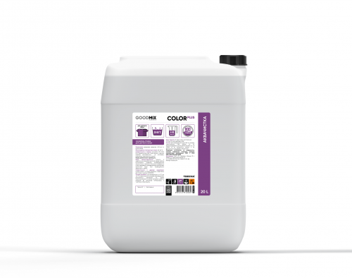 Усилитель стирки MIX COLOR PLUS VORTEX для предотвращения вымывания красителя цветного белья 20 л