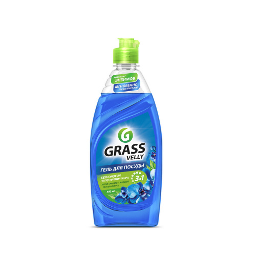 Средство для мытья посуды GRASS Velly Нежные ручки 500 мл флип-топ/8 шт