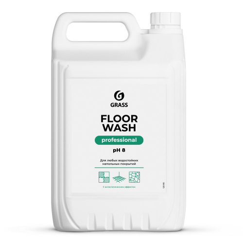 Средство для мытья пола GRASS FLOOR WASH нейтральное канистра 5,1 кг/4 шт