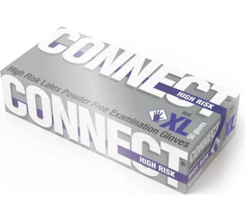 Перчатки хозяйственные латексные CONNECT HIGH RISK особо прочные 25 пар неопудренные XL Перчатки хозяйственные латексные CONNECT HIGH RISK особо прочные 25 пар неопудренные XL